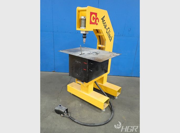 Used Computerized Cutters Inc. Accuclinch Fastening Machine HGR...
