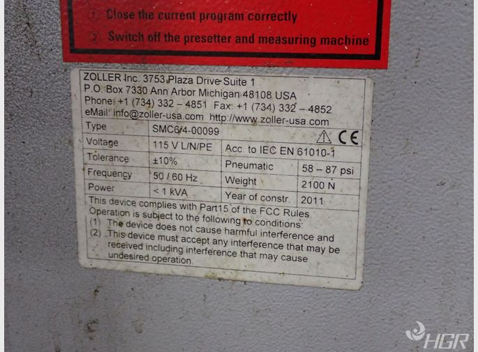 Zoller Tool Presetter