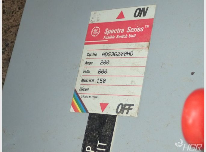 General Electric Dual Fusible Switch Unit