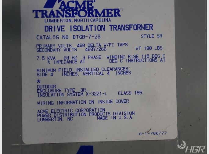Acme Transformer Transformer