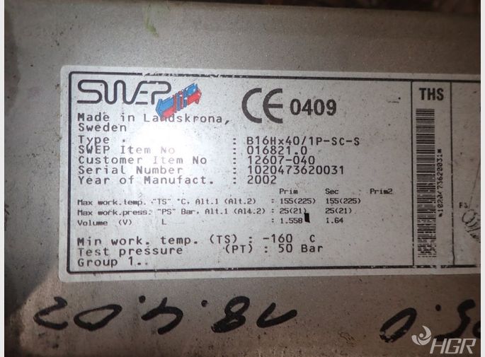 Swep Heat Exchanger