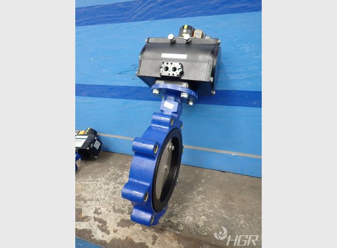 Keystone Butterfly Valve W Actuator