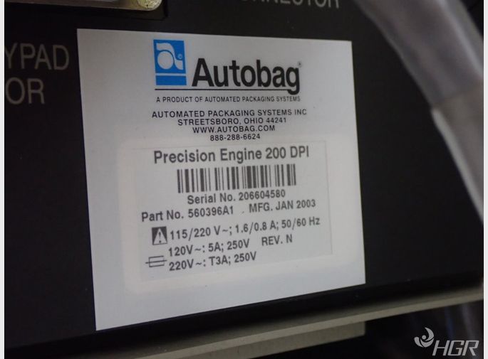 Automated Packaging Sytems Automated Packaging Systems Hs100 Excel Autobagger