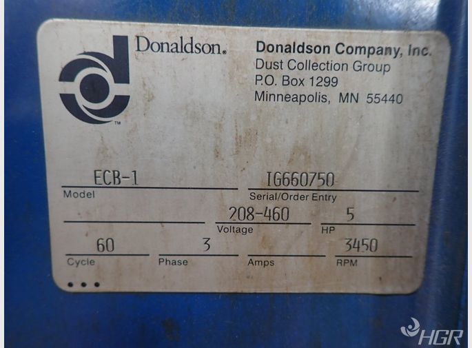 Donaldson  Torit Donaldson  Torit Ecb1 Dust Collector