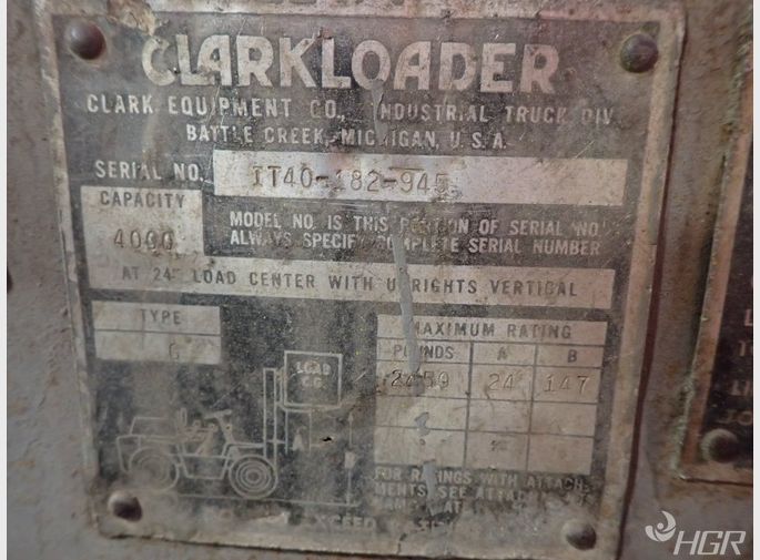 Clark Gasoline Forklift