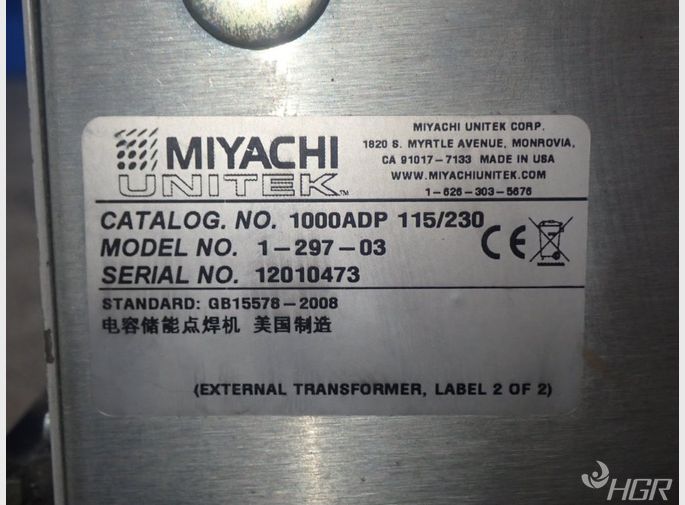 Miyachiunitek Miyachiunitek 1000 Adp Dual Pulse Welder