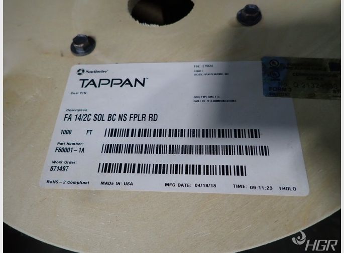 Tappan Fire Alarm Cable