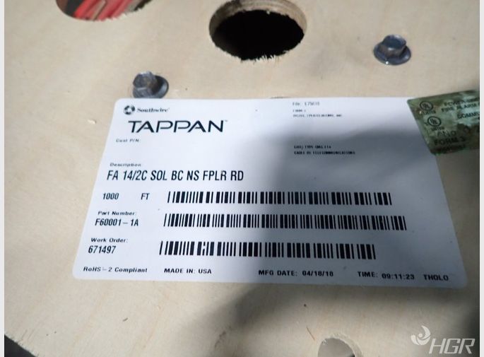 Tappan Fire Alarm Cable