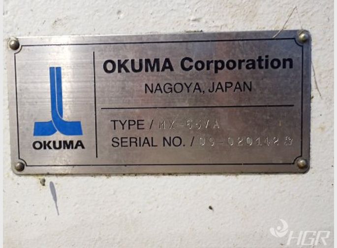 Okuma Okuma Mx5sva Cnc Vmc