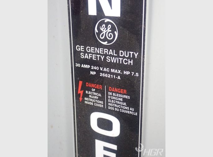 General Electric Nonfusible Disconnect