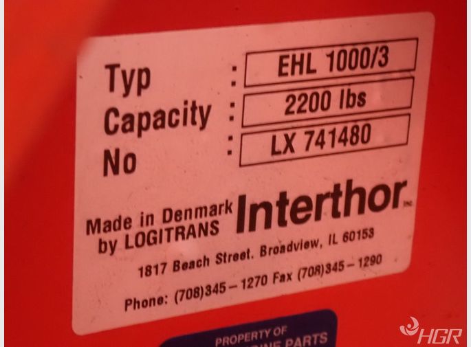 Interthor Electric Pallet Jack