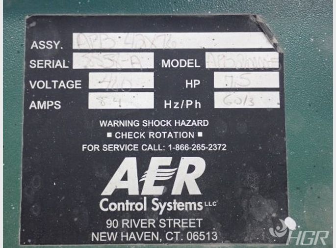 Aer Control Systems Down Draft Table