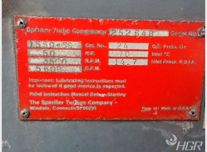 Spencer Turbo Company Blower