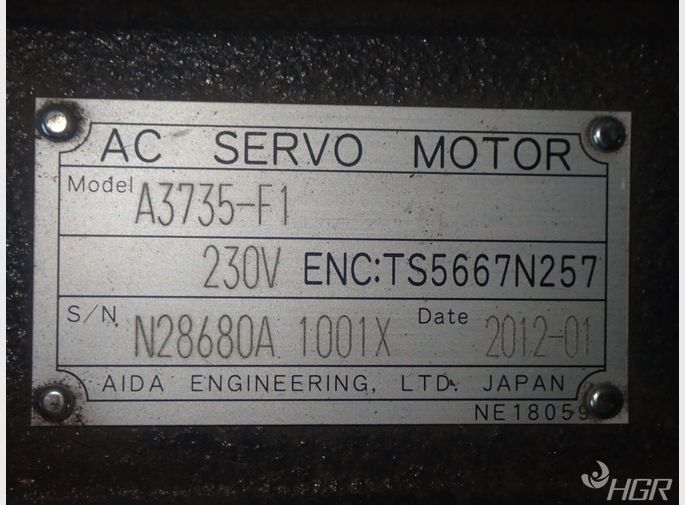 Aida Engineering Aida Engineering A3735f1 Servo Motor
