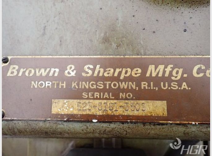 Brown  Sharpe Brown  Sharpe 618 Surface Grinder