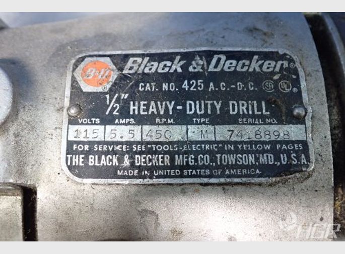 Black and decker heavy duty drill hot sale