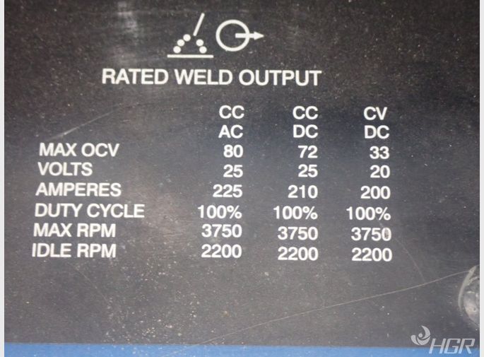 Miller Miller Bobcat 225 Gasoline Weldergenerator