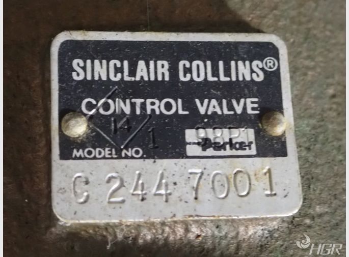 Parkersinclair Collins Control Valve