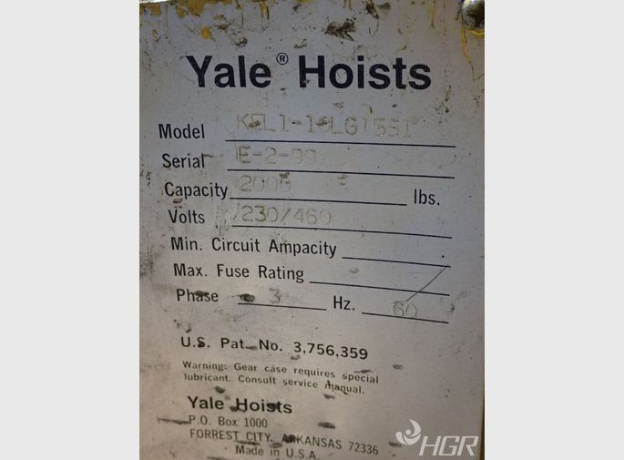 Yale Chain Hoist