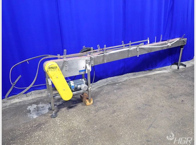 Finger Lakes Engineering Ss Power Belt Conveyor