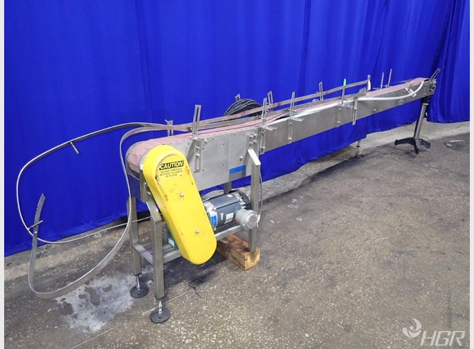 Finger Lakes Engineering Ss Power Belt Conveyor