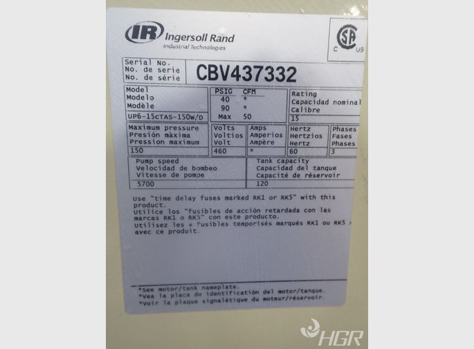 Ingersoll Rand Air Compressor