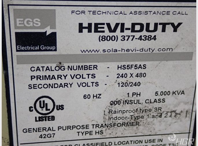 Egshevi Duty Transformer