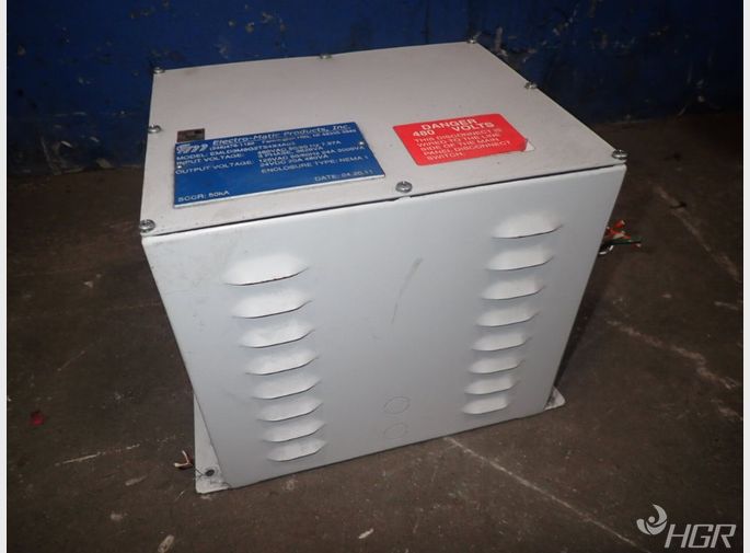 Used Electro Matic Transformer HGR Industrial Surplus