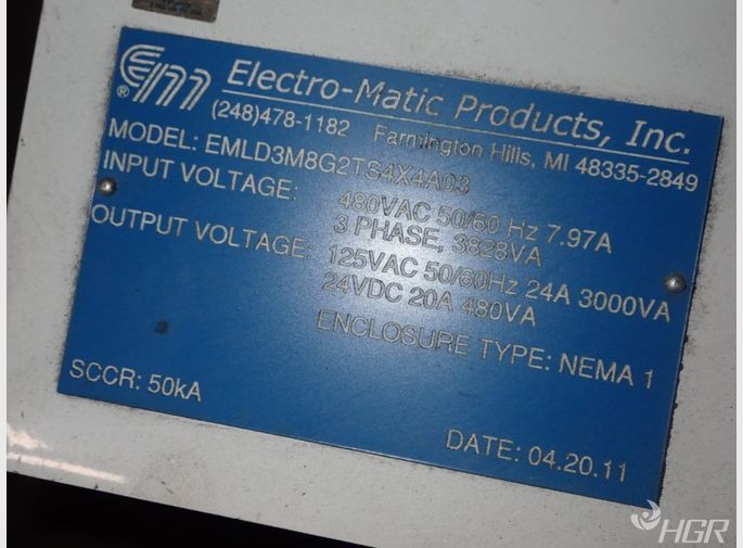 Used Electro Matic Transformer HGR Industrial Surplus