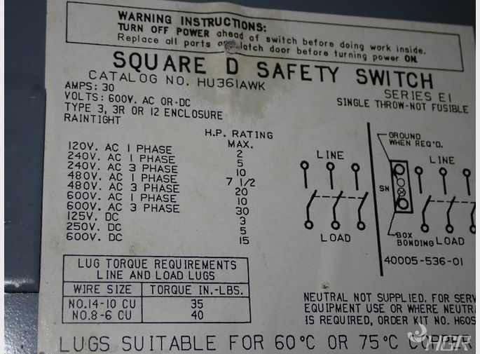 Square D Safety Switch