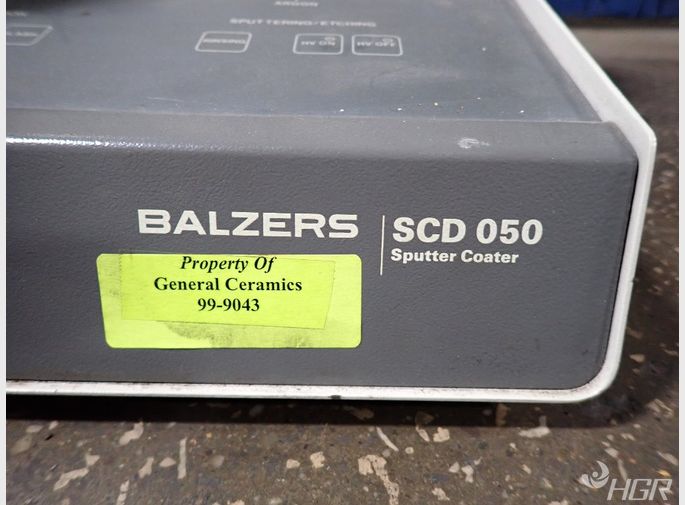 Used Balzers Sputter Coater | HGR*24