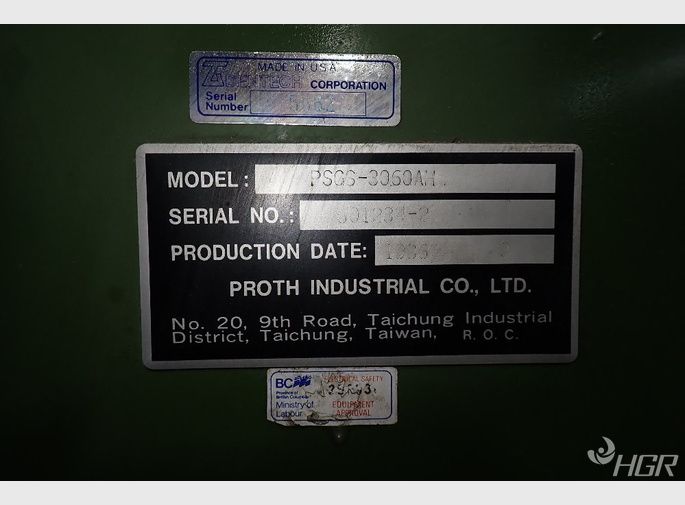 Proth Surface Grinder