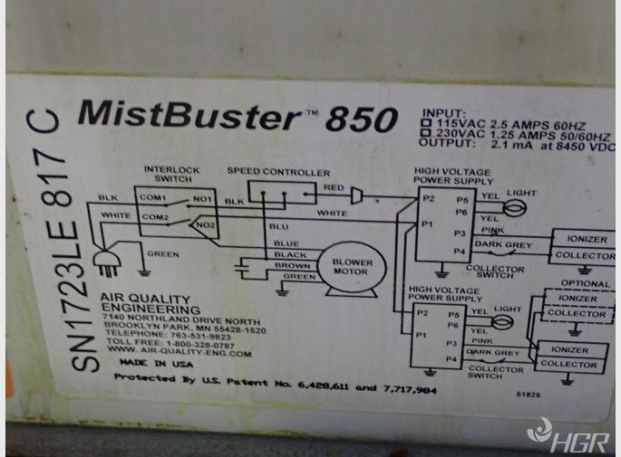 Mist Buster Mist Collector