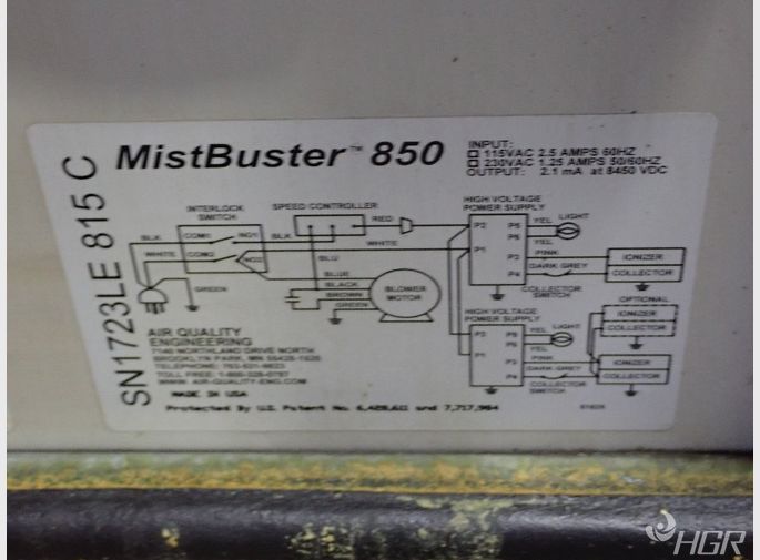 Mist Buster Mist Collector