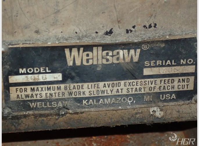 Wellsaw Horizontal Band Saw