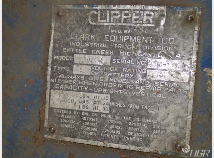 Clark  Clipper Propane Forklift