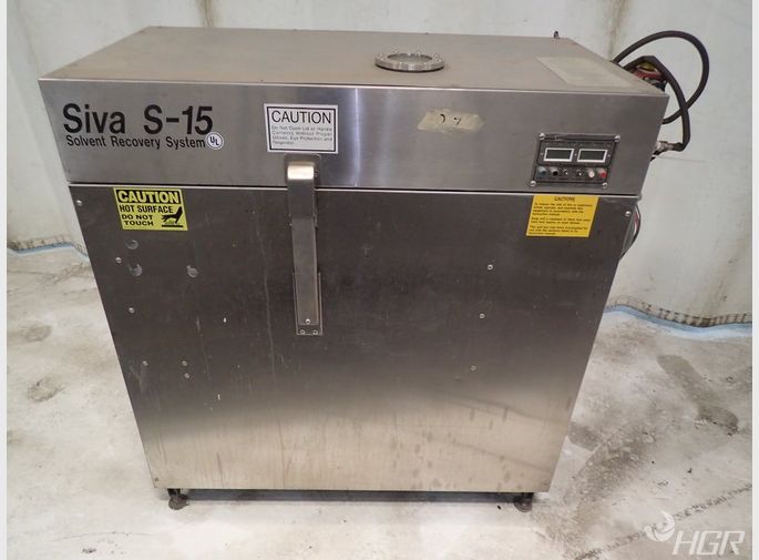 Siva Ss Solvent Recovery System