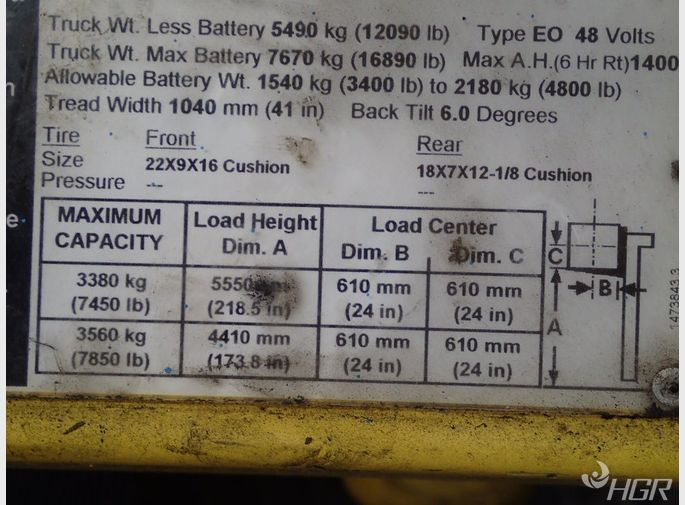 Hyster Electric Forklift