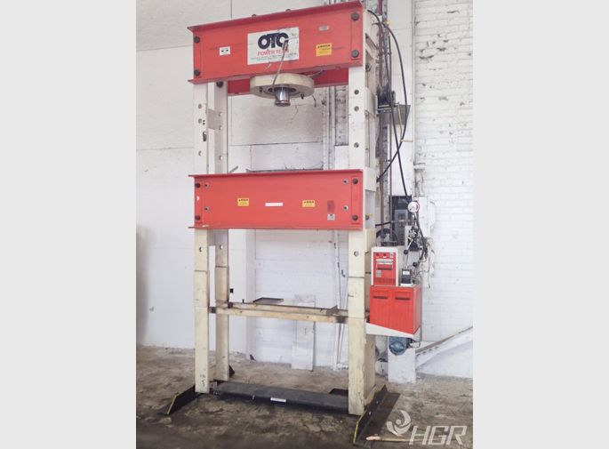 Otc   Power Team  Hydraulic  H  Frame Press
