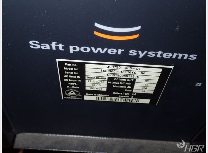 Saft Power Systems Battery Charger