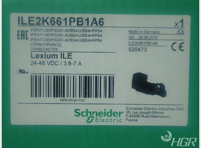 Schneider Electric Schneider Electric Ile2k661pb1a6 Servo Mototr