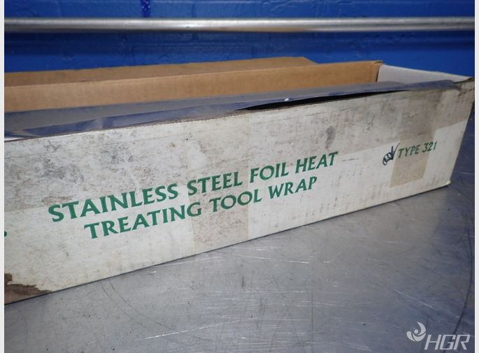  Ss Foil Heat Treating Tool Wrap