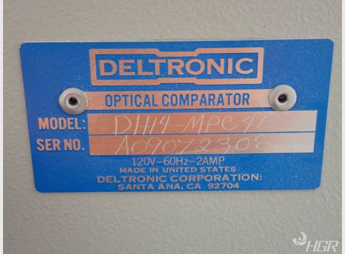 Deltronic Deltronic Dh14mpc4e Optical Comparator