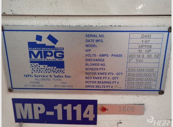 Mpg Granulator