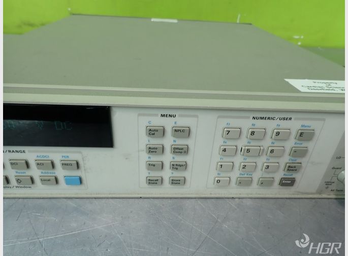 Used Hewlett Packard 3458a Multimeter, Powers On, No Other Tests...