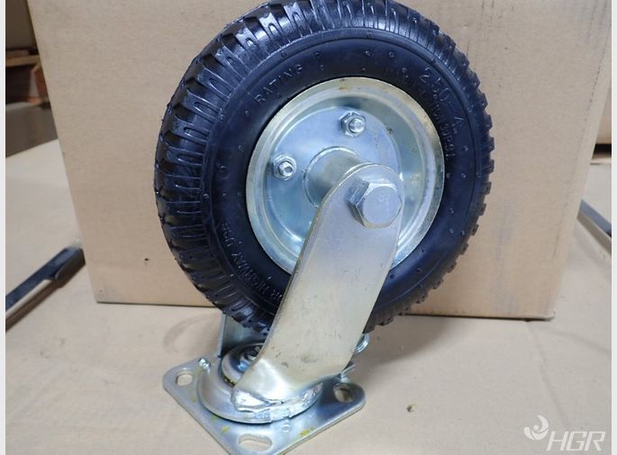  8 Pneumatic Swivel Caster Set Wlock