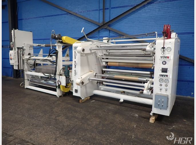 Memcogloucester Memcogloucester 124 Embossing Machine W Slitter  Rewinder