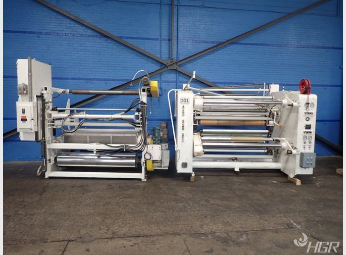 Memcogloucester Memcogloucester 124 Embossing Machine W Slitter  Rewinder