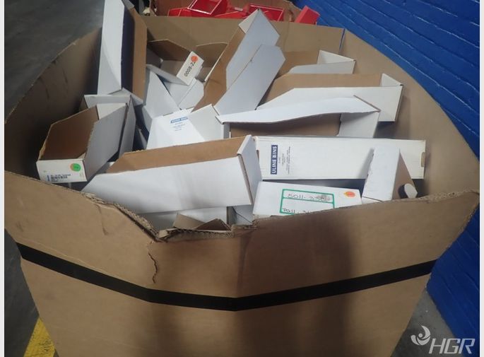 Uline Cardboard Bins