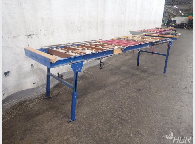  Roller Conveyor W Ball Transfer